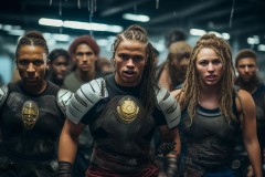 战队成员通过战术分析与训练赛提升团队协作，强化赛事竞争力